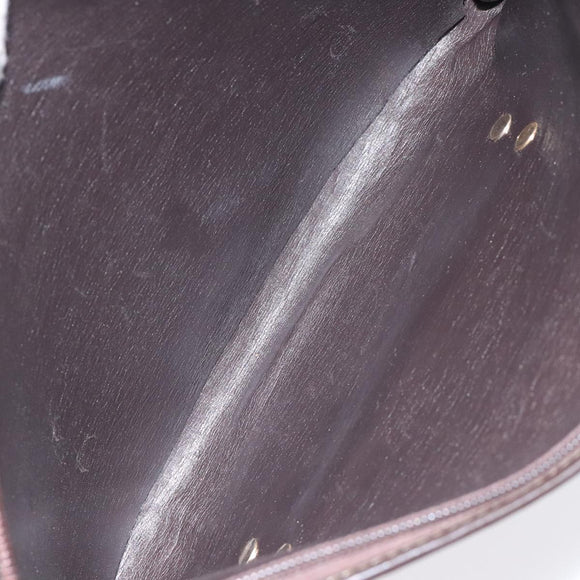 Christian Dior Trotter Canvas Shoulder Bag Brown Auth 114260