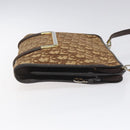 Christian Dior Trotter Canvas Shoulder Bag Brown Auth 114260-3
