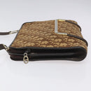 Christian Dior Trotter Canvas Shoulder Bag Brown Auth 114260-4