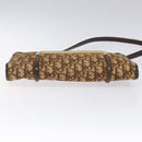 Christian Dior Trotter Canvas Shoulder Bag Brown Auth 114260-5