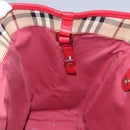 BURBERRY Nova Check Shoulder Bag PVC Leather Beige Auth 114263-18