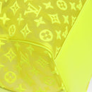 LOUIS VUITTON See Through Keepall Bandouliere 50 Bag Yellow M55380 Auth 114280S-15
