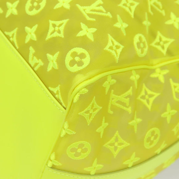 LOUIS VUITTON See Through Keepall Bandouliere 50 Bag Yellow M55380 Auth 114280S