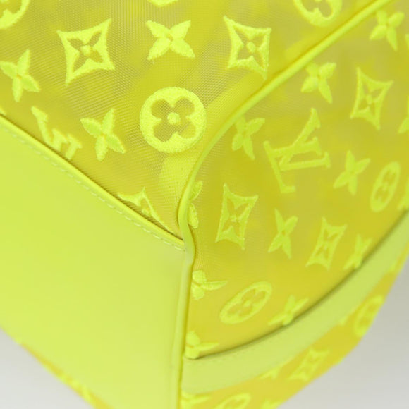 LOUIS VUITTON See Through Keepall Bandouliere 50 Bag Yellow M55380 Auth 114280S