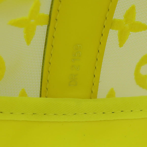 LOUIS VUITTON See Through Keepall Bandouliere 50 Bag Yellow M55380 Auth 114280S