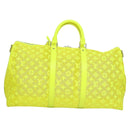 LOUIS VUITTON See Through Keepall Bandouliere 50 Bag Yellow M55380 Auth 114280S-2