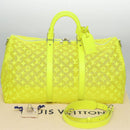 LOUIS VUITTON See Through Keepall Bandouliere 50 Bag Yellow M55380 Auth 114280S-12