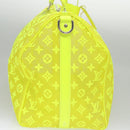 LOUIS VUITTON See Through Keepall Bandouliere 50 Bag Yellow M55380 Auth 114280S-4