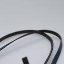 FENDI Zucchino Canvas Shoulder Bag Navy Auth 114284-8