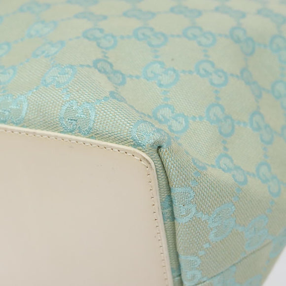 GUCCI GG Canvas Tote Bag Peppermint 001 1098 Auth 114291