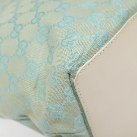 GUCCI GG Canvas Tote Bag Peppermint 001 1098 Auth 114291