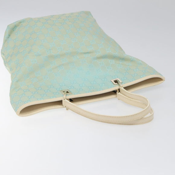 GUCCI GG Canvas Tote Bag Peppermint 001 1098 Auth 114291
