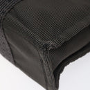 HERMES Her Line PM Tote Bag Canvas Gray Silver Auth 114293-15
