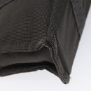 HERMES Her Line PM Tote Bag Canvas Gray Silver Auth 114293-16