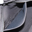 HERMES Her Line PM Tote Bag Canvas Gray Silver Auth 114293-12