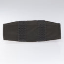 HERMES Her Line PM Tote Bag Canvas Gray Silver Auth 114293-5