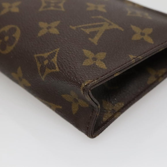 LOUIS VUITTON Monogram Poche Toilette 15 Pouch M47546 LV Auth 114315