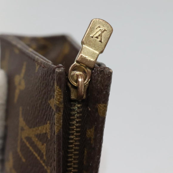 LOUIS VUITTON Monogram Poche Toilette 15 Pouch M47546 LV Auth 114315