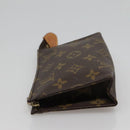 LOUIS VUITTON Monogram Poche Toilette 15 Pouch M47546 LV Auth 114315-4