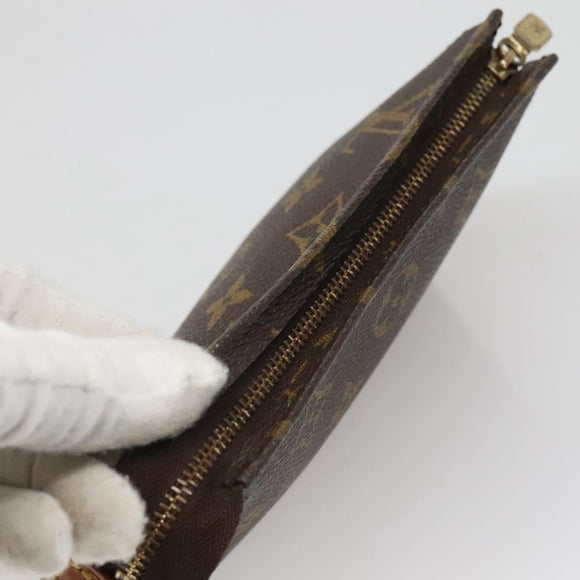 LOUIS VUITTON Monogram Poche Toilette 15 Pouch M47546 LV Auth 114315