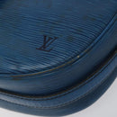 LOUIS VUITTON Epi June Feuille Shoulder Bag Blue M52155 LV Auth 114323-15