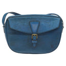 LOUIS VUITTON Epi June Feuille Shoulder Bag Blue M52155 LV Auth 114323-13