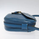 LOUIS VUITTON Epi June Feuille Shoulder Bag Blue M52155 LV Auth 114323-3