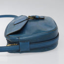 LOUIS VUITTON Epi June Feuille Shoulder Bag Blue M52155 LV Auth 114323-4
