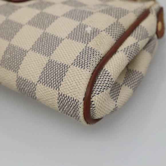LOUIS VUITTON Damier Azur Eva Shoulder Bag 2way N55214 LV Auth 114329