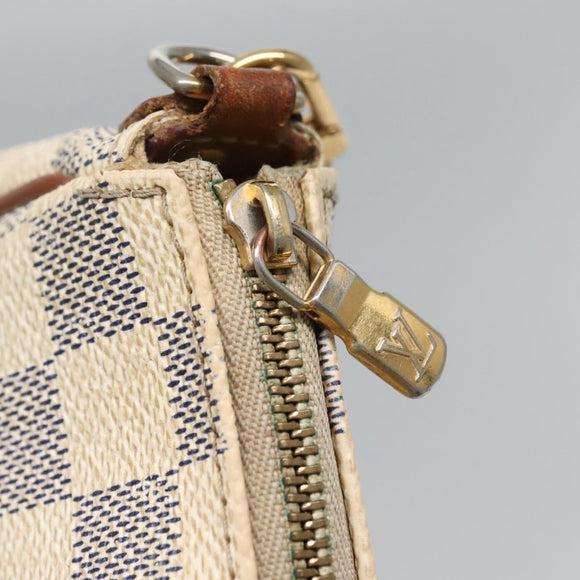 LOUIS VUITTON Damier Azur Eva Shoulder Bag 2way N55214 LV Auth 114329