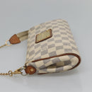 LOUIS VUITTON Damier Azur Eva Shoulder Bag 2way N55214 LV Auth 114329-4