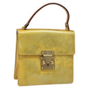 LOUIS VUITTON Monogram Vernis Spring Street Hand Bag Gris M91029 LV Auth 114335-1