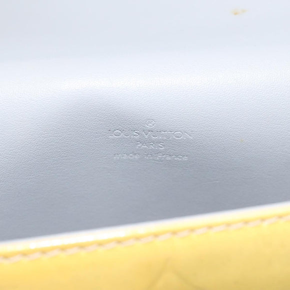 LOUIS VUITTON Monogram Vernis Spring Street Hand Bag Gris M91029 LV Auth 114335