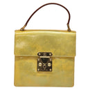 LOUIS VUITTON Monogram Vernis Spring Street Hand Bag Gris M91029 LV Auth 114335-13