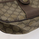 GUCCI GG Supreme Shoulder Bag PVC Leather Beige Green Red Auth 114357-15