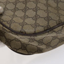 GUCCI GG Supreme Shoulder Bag PVC Leather Beige Green Red Auth 114357-17