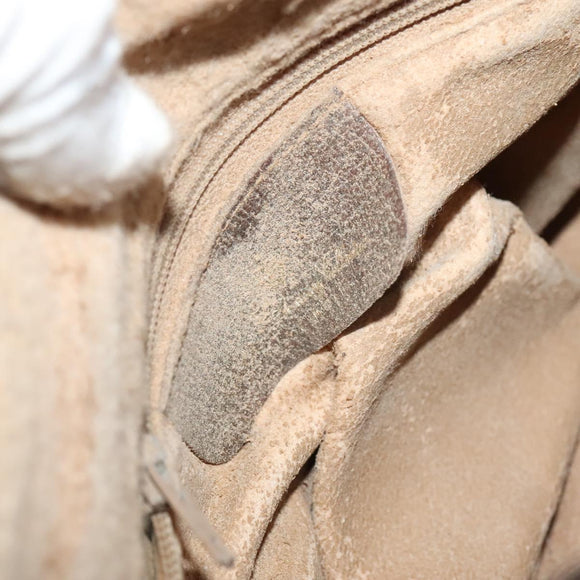 GUCCI GG Supreme Shoulder Bag PVC Leather Beige Green Red Auth 114357