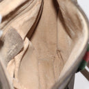 GUCCI GG Supreme Shoulder Bag PVC Leather Beige Green Red Auth 114357-10