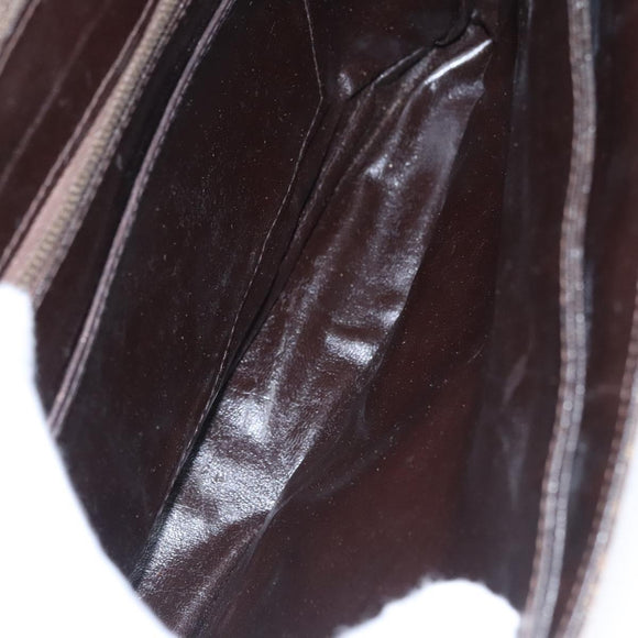 CELINE C Sulky Hand Bag Canvas Brown Auth 114369