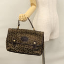 CELINE C Sulky Hand Bag Canvas Brown Auth 114369-24