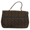 CELINE C Sulky Hand Bag Canvas Brown Auth 114369-2