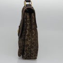 CELINE C Sulky Hand Bag Canvas Brown Auth 114369-3