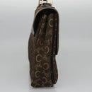 CELINE C Sulky Hand Bag Canvas Brown Auth 114369-4