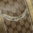 GUCCI GG Crystal Boston Bag Beige 193603 Auth 114377-10