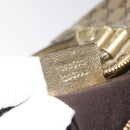 GUCCI GG Crystal Boston Bag Beige 193603 Auth 114377-12