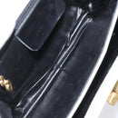 Salvatore Ferragamo Gancini Hand Bag Leather White Gold Auth 114378-10