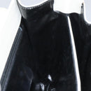 Salvatore Ferragamo Gancini Hand Bag Leather White Gold Auth 114378-19