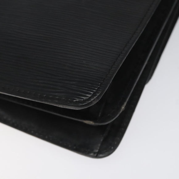 LOUIS VUITTON Epi Free Run Shoulder Bag Black M52402 LV Auth 114385