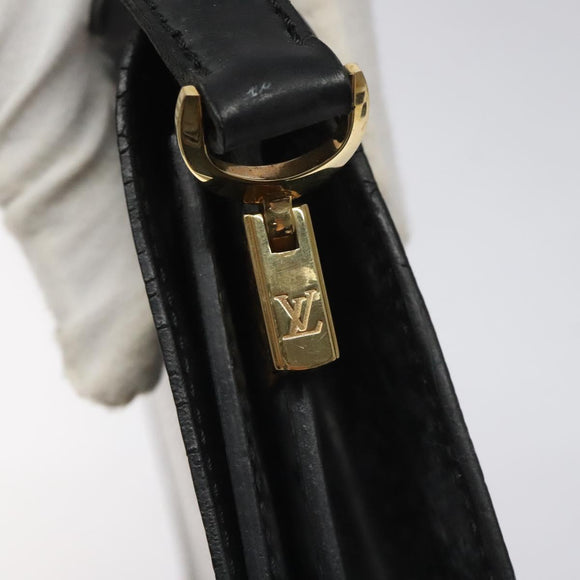 LOUIS VUITTON Epi Free Run Shoulder Bag Black M52402 LV Auth 114385