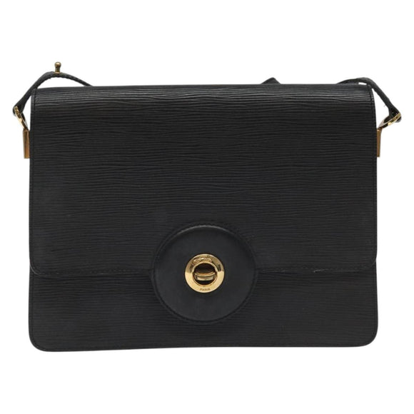 LOUIS VUITTON Epi Free Run Shoulder Bag Black M52402 LV Auth 114385